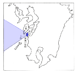 長島の位置図