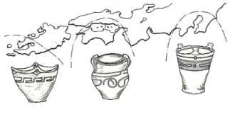 各地域の3,800年前頃の土器