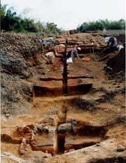 堂平窯跡の発掘調査