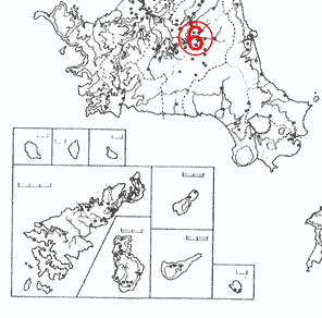 鹿児島県内中世城館跡分布図5