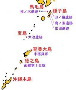 薩南・トカラ・奄美諸島の埋葬遺跡