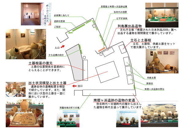 展示室案内図